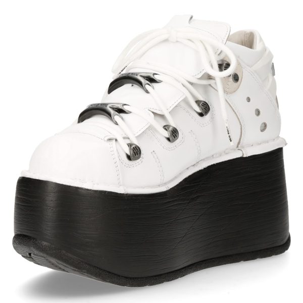 Chaussures Plateformes New Rock Marte Blanches boutiqued pas cher 5