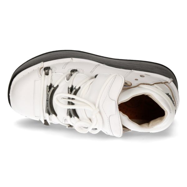 Chaussures Plateformes New Rock Marte Blanches boutiqued pas cher 8