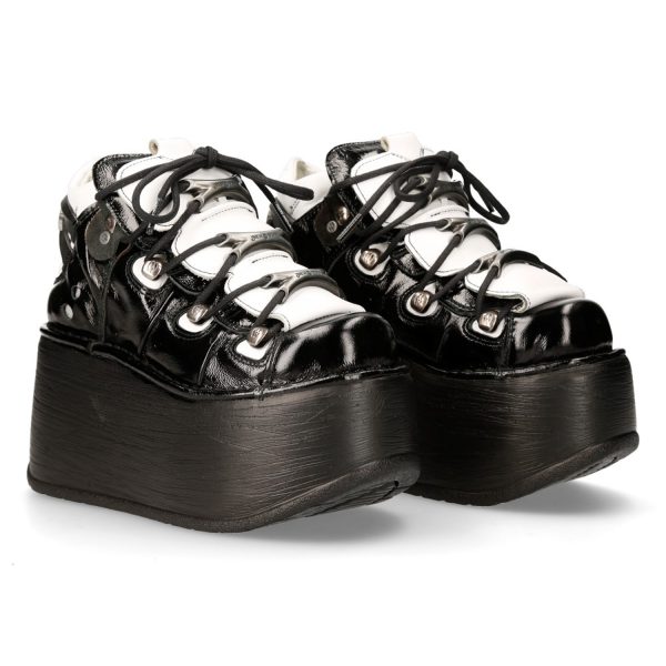 Chaussures Plateformes New Rock Marte Noires Et… achat pas cher 9