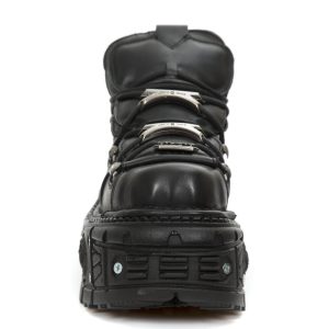 Chaussures Plateformes New Rock Tank En Cuir Itali… en vente 14