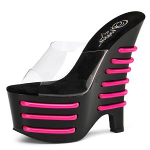 online boutique Chaussures Plateformes Vegan Pleaser ‘Pink Hoses’ 6