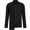 PUNK RAVE Chemise Asymétrique ‘Dobraa’ Noire Livraison internationale 62
