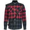 site pas cher PUNK RAVE Chemise ‘Color Plaid’ En Tartan Rouge Et Vert 47