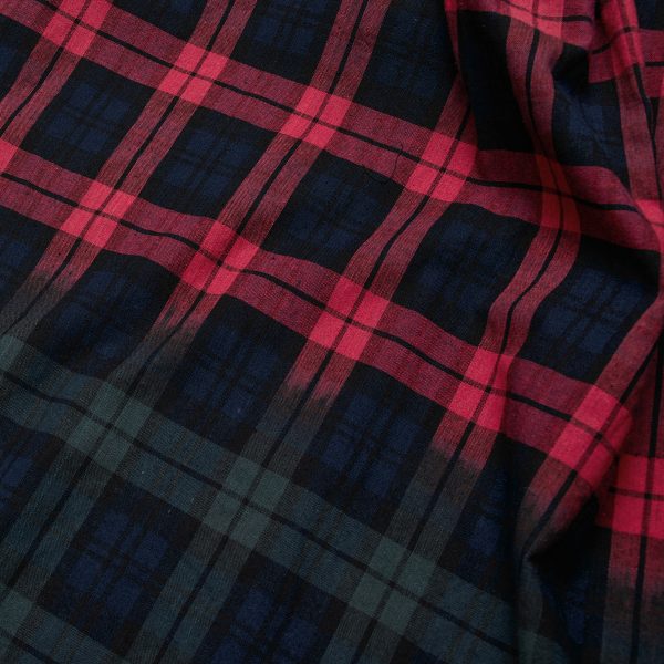 site pas cher PUNK RAVE Chemise ‘Color Plaid’ En Tartan Rouge Et Vert 17