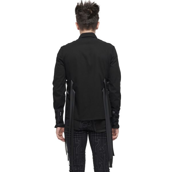 authentiques DEVIL FASHION Chemise ‘Cryock’ Noire 4