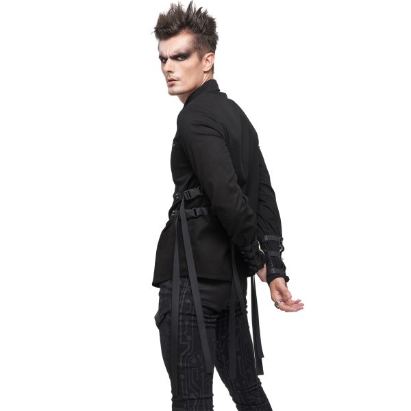 authentiques DEVIL FASHION Chemise ‘Cryock’ Noire 5