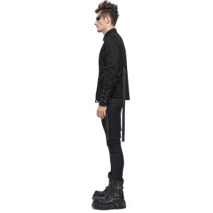 authentiques DEVIL FASHION Chemise ‘Cryock’ Noire 40