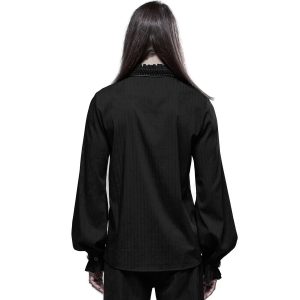 à prix réduits PUNK RAVE Chemise ‘Desmond’ Noire 21