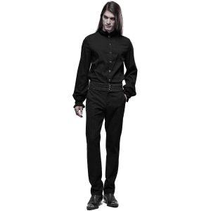 à prix réduits PUNK RAVE Chemise ‘Desmond’ Noire 31