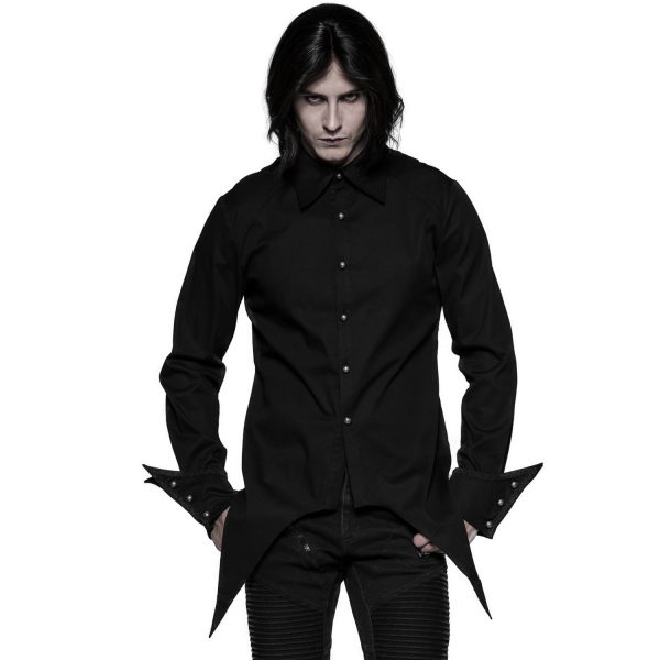 PUNK RAVE Chemise ‘Gangrel’ Noire achetez pas cher 3