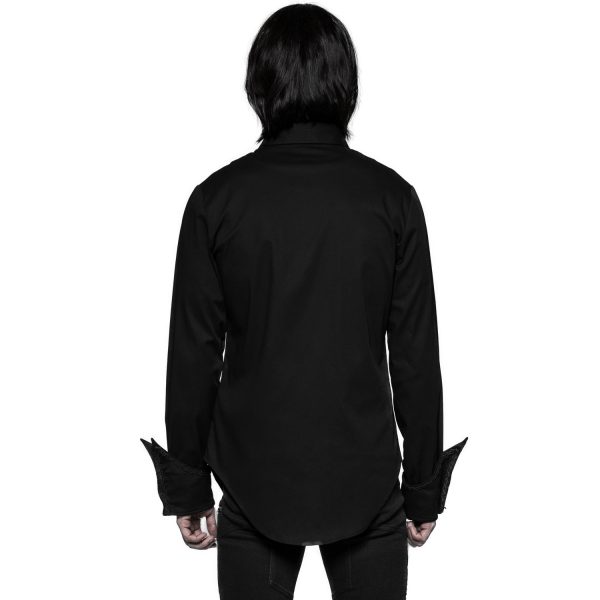 PUNK RAVE Chemise ‘Gangrel’ Noire achetez pas cher 4