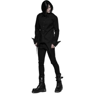 PUNK RAVE Chemise ‘Gangrel’ Noire achetez pas cher 21