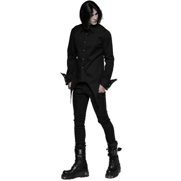 PUNK RAVE Chemise ‘Gangrel’ Noire achetez pas cher 6