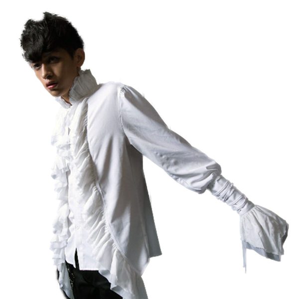 Large choix en ligne Red Queen’s Black Legion Chemise ‘Ghost’ Blanche 3