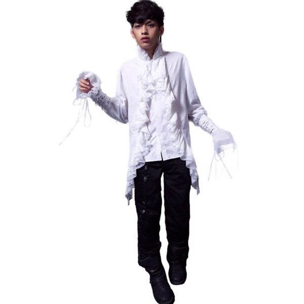 Large choix en ligne Red Queen’s Black Legion Chemise ‘Ghost’ Blanche 6