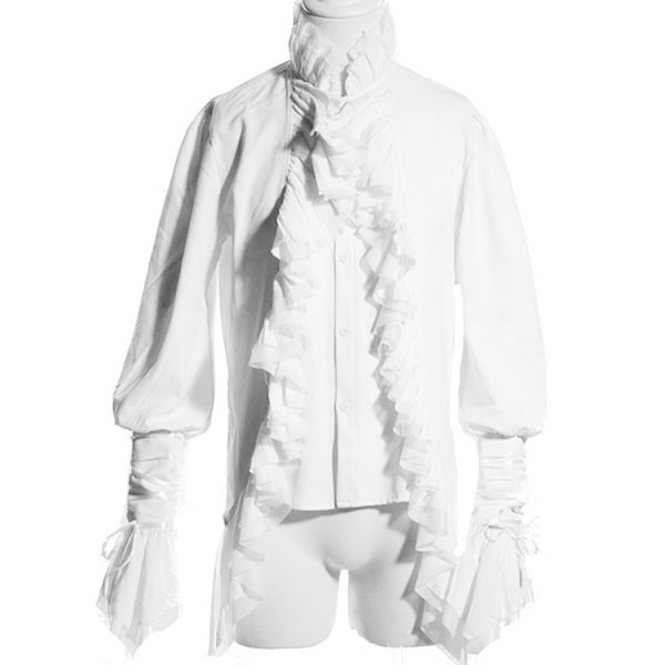 Large choix en ligne Red Queen’s Black Legion Chemise ‘Ghost’ Blanche 7