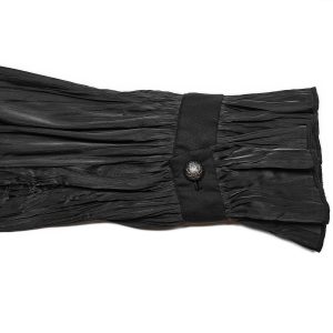 pas cher marque PUNK RAVE Chemise ‘Goth Cage’ Noire 52