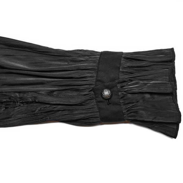 pas cher marque PUNK RAVE Chemise ‘Goth Cage’ Noire 18