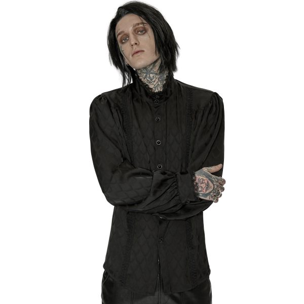 mode PUNK RAVE Chemise ‘Gothic Dragon’ Noire 3