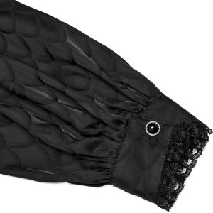 mode PUNK RAVE Chemise ‘Gothic Dragon’ Noire 40