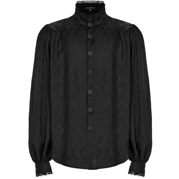 mode PUNK RAVE Chemise ‘Gothic Dragon’ Noire 9