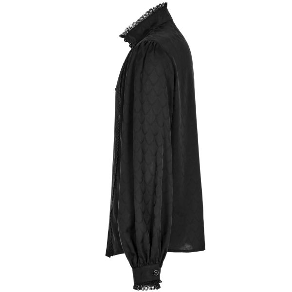 mode PUNK RAVE Chemise ‘Gothic Dragon’ Noire 11
