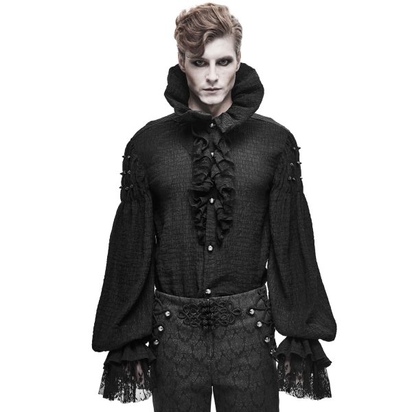 en ligne DEVIL FASHION Chemise ‘Israfel’ Noire 3