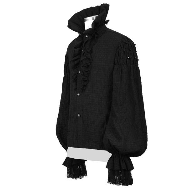 en ligne DEVIL FASHION Chemise ‘Israfel’ Noire 16