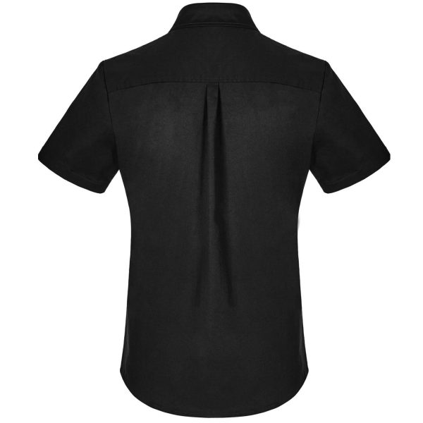 PUNK RAVE Chemise Manches Courtes ‘Detroit’ Noire Retour Facile et Gratuit 9