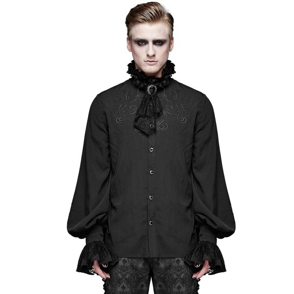 à prix réduits DEVIL FASHION Chemise ‘McArthy’ Noire 3