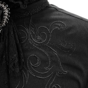 à prix réduits DEVIL FASHION Chemise ‘McArthy’ Noire 37