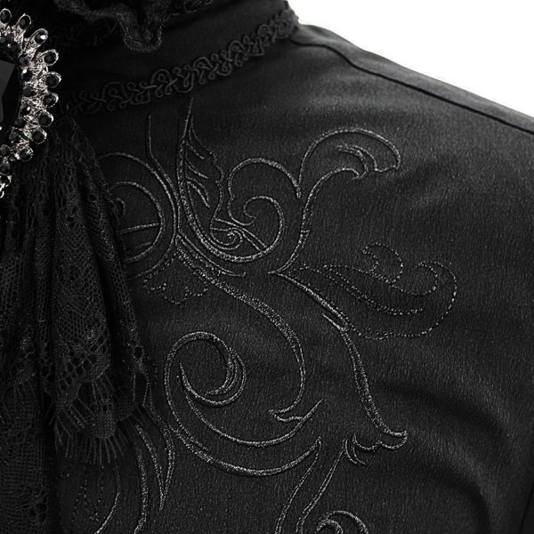 à prix réduits DEVIL FASHION Chemise ‘McArthy’ Noire 12