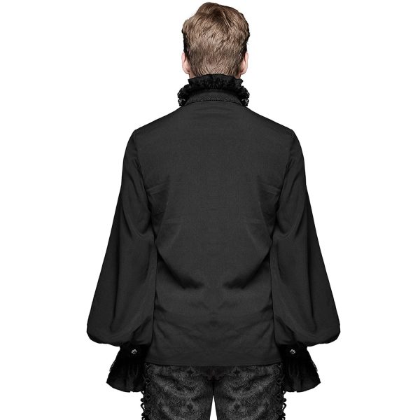 à prix réduits DEVIL FASHION Chemise ‘McArthy’ Noire 4