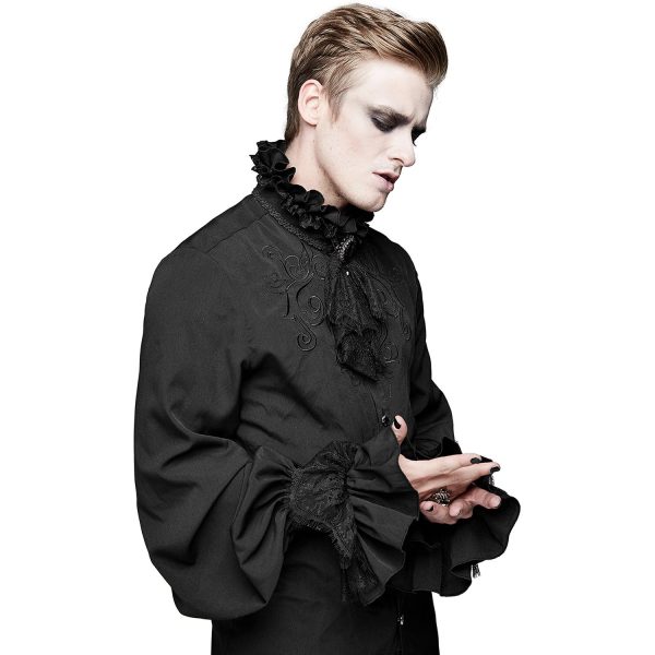 à prix réduits DEVIL FASHION Chemise ‘McArthy’ Noire 5