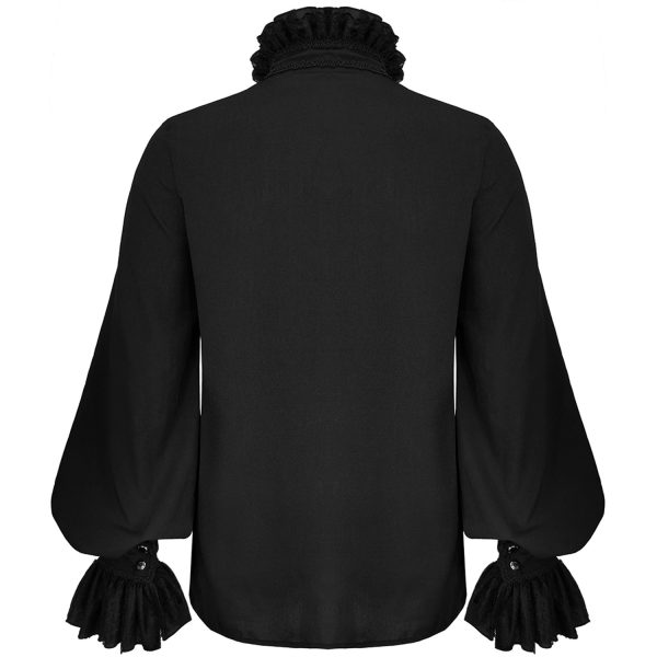 à prix réduits DEVIL FASHION Chemise ‘McArthy’ Noire 10