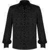 PUNK RAVE Chemise ‘Nephilim’ Noire Top ventes 41
