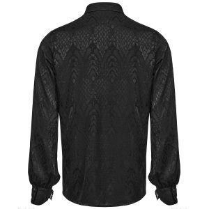 PUNK RAVE Chemise ‘Nephilim’ Noire Top ventes 43