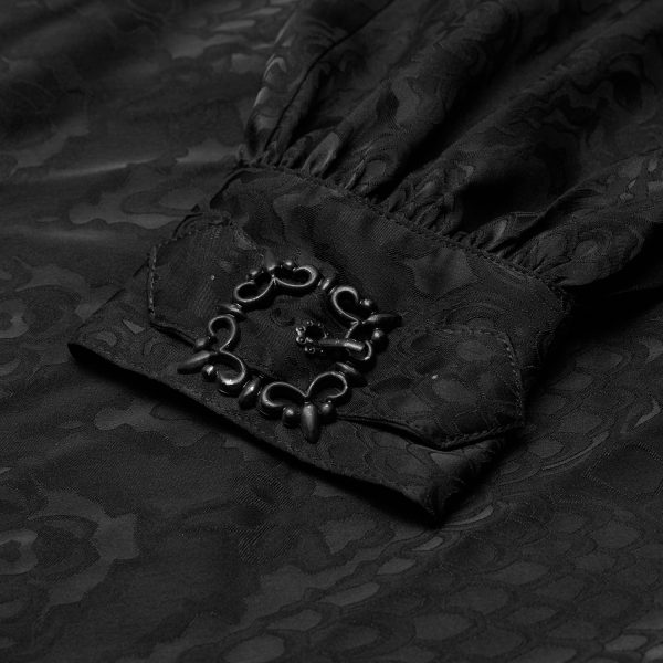 PUNK RAVE Chemise ‘Nephilim’ Noire Top ventes 17
