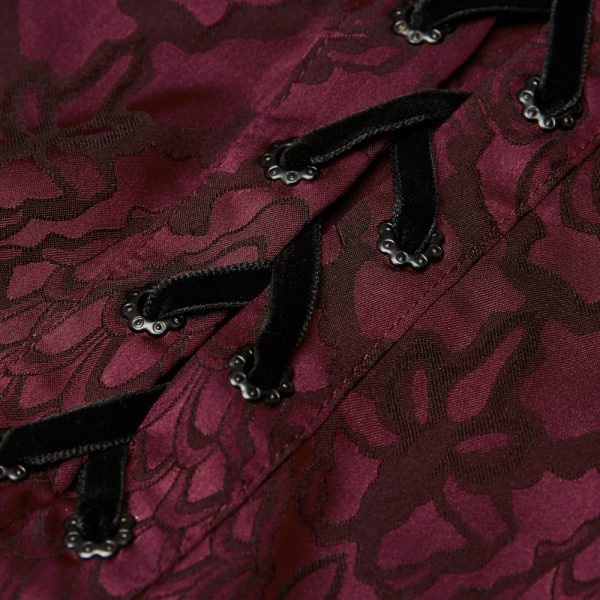 marque pas cher PUNK RAVE Chemise ‘Nephilim’ Rouge 12