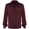 marque pas cher PUNK RAVE Chemise ‘Nephilim’ Rouge 61