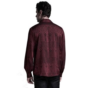 marque pas cher PUNK RAVE Chemise ‘Nephilim’ Rouge 18