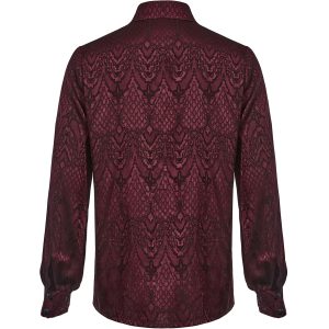 marque pas cher PUNK RAVE Chemise ‘Nephilim’ Rouge 28
