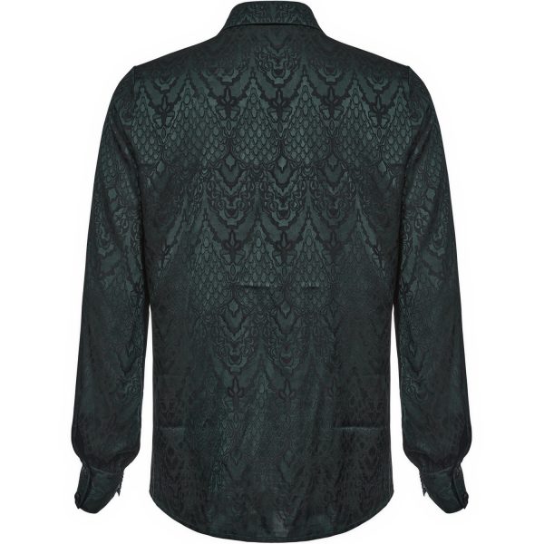 PUNK RAVE Chemise ‘Nephilim’ Verte ﻿soldes 15