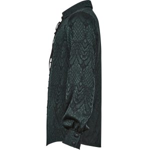 PUNK RAVE Chemise ‘Nephilim’ Verte ﻿soldes 48
