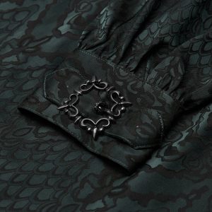 PUNK RAVE Chemise ‘Nephilim’ Verte ﻿soldes 52