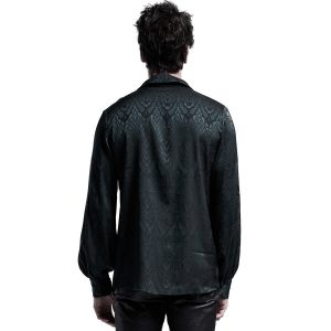 PUNK RAVE Chemise ‘Nephilim’ Verte ﻿soldes 24
