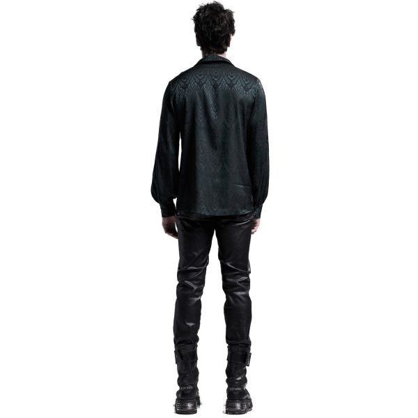 PUNK RAVE Chemise ‘Nephilim’ Verte ﻿soldes 10