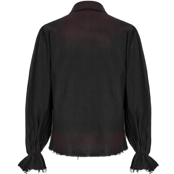 PUNK RAVE Chemise ‘Orthodox Goth’ Noire prix pas cher 3