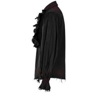 PUNK RAVE Chemise ‘Orthodox Goth’ Noire prix pas cher 14