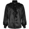 pas cher PUNK RAVE Chemise ‘Valerian’ En Jacquard Noir 26